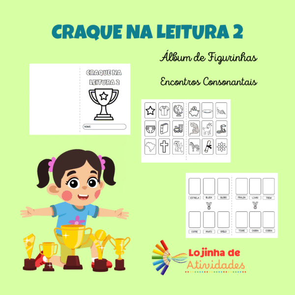 CRAQUE NA LEITURA 2 - ÁLBUM DE FIGURINHAS