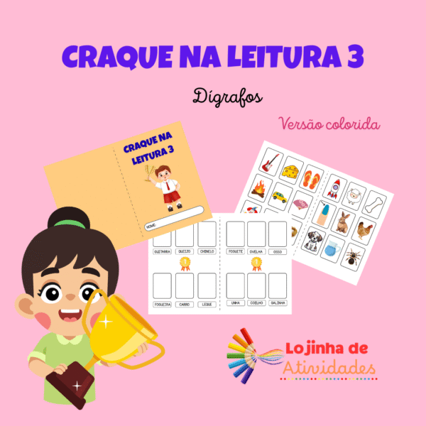CRAQUE NA LEITURA 3 - DÍGRAFOS - VERSÃO COLORIDA