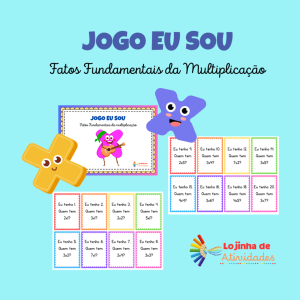 JOGO EU SOU - FATOS FUNDAMENTAIS DA MULTIPLICAÇÃO